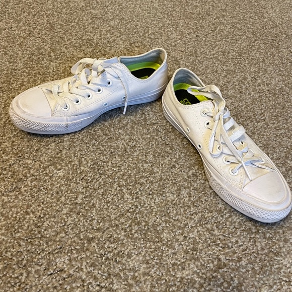 All White Converse - Picture 6 of 6